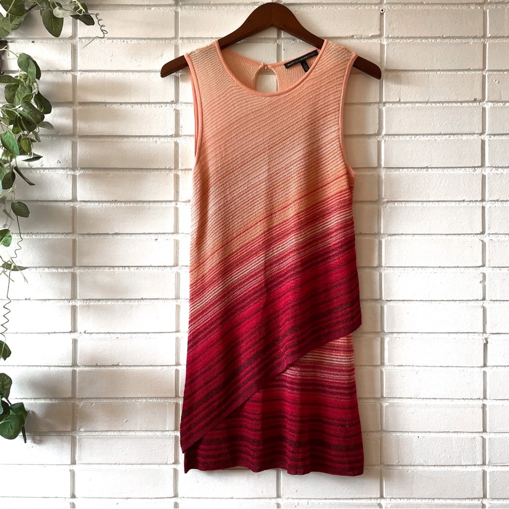 WHBM Sleeveless Layered Dress - Knit Material - Size S